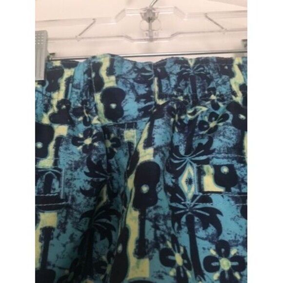 Paradise Shores Men's Graphic Print Swim Board Shorts Size Small Multicolor - Picture 5 of 7